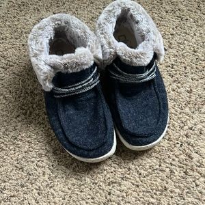 Fuzzy Hey Dude shoes